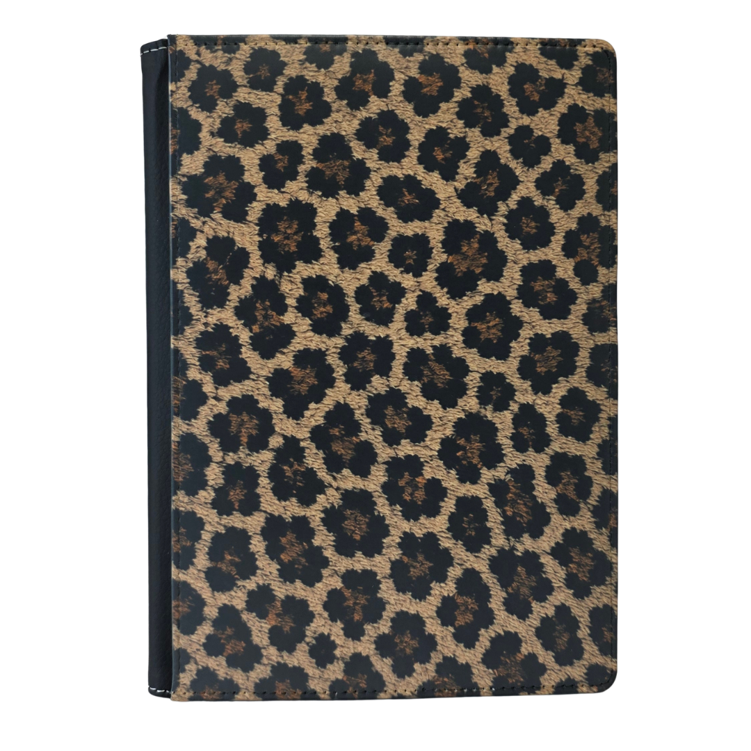 Leopard Print Natural Visually Textured Journal