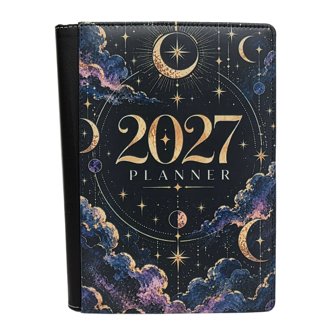 Celestial Moon 2027 Planner Cover