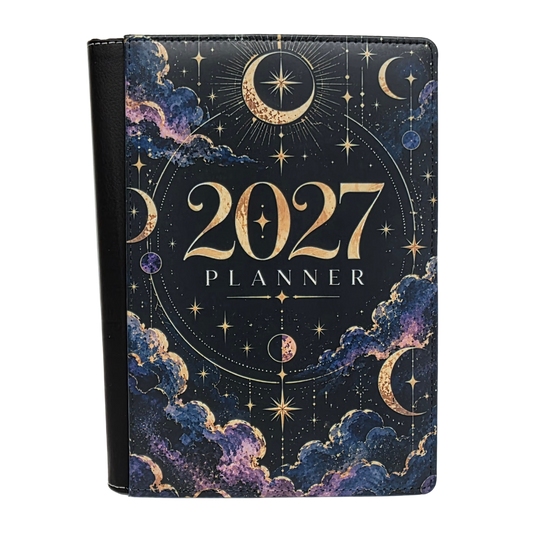 Celestial Moon 2027 Planner Cover