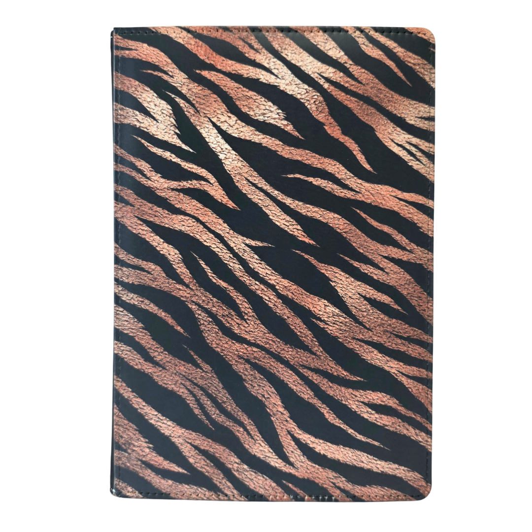 Tiger Print Rose Gold Visually Textured Journal