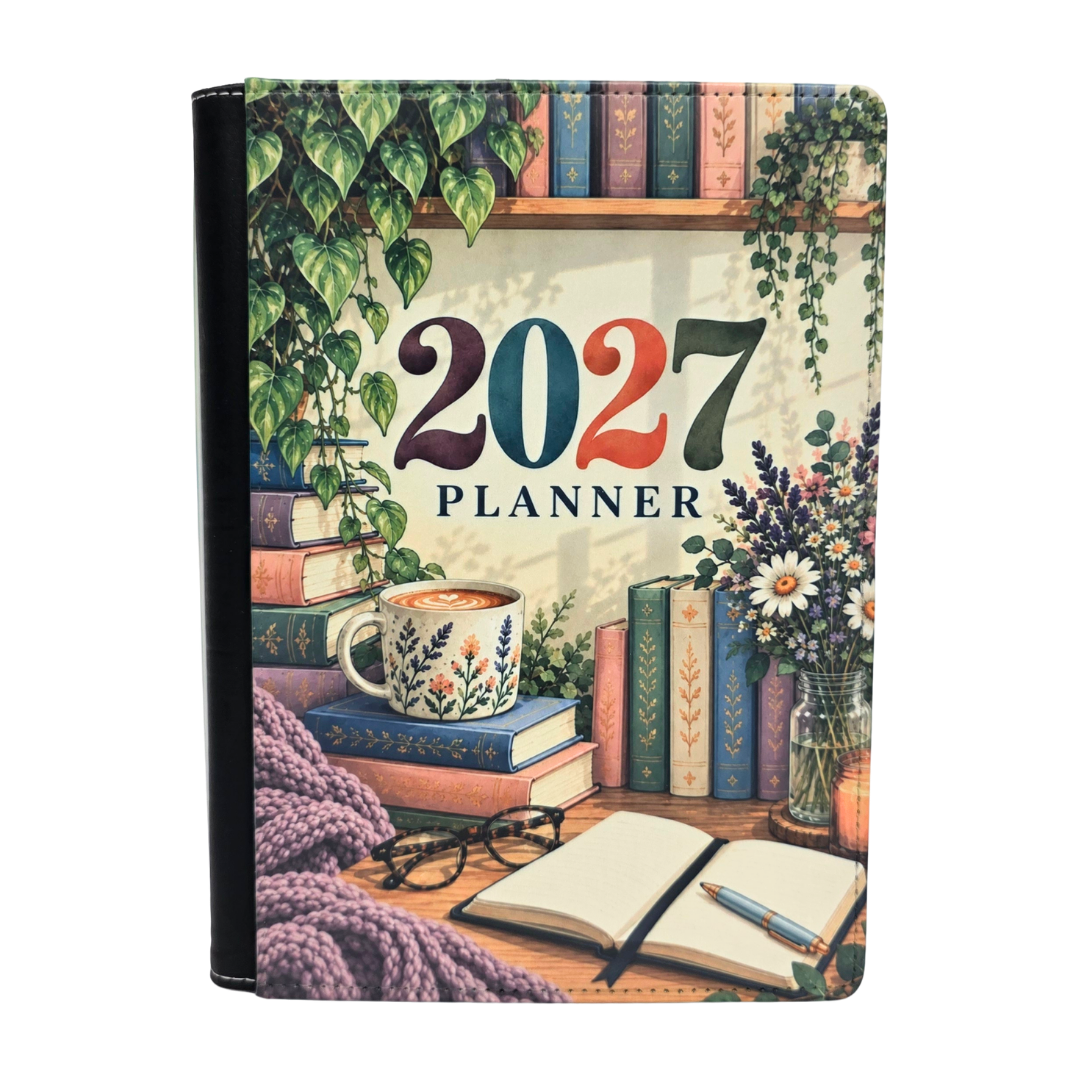Cozy Corner Desk 2027 Planner Cover