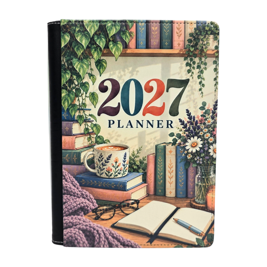 Cozy Corner Desk 2027 Planner Cover