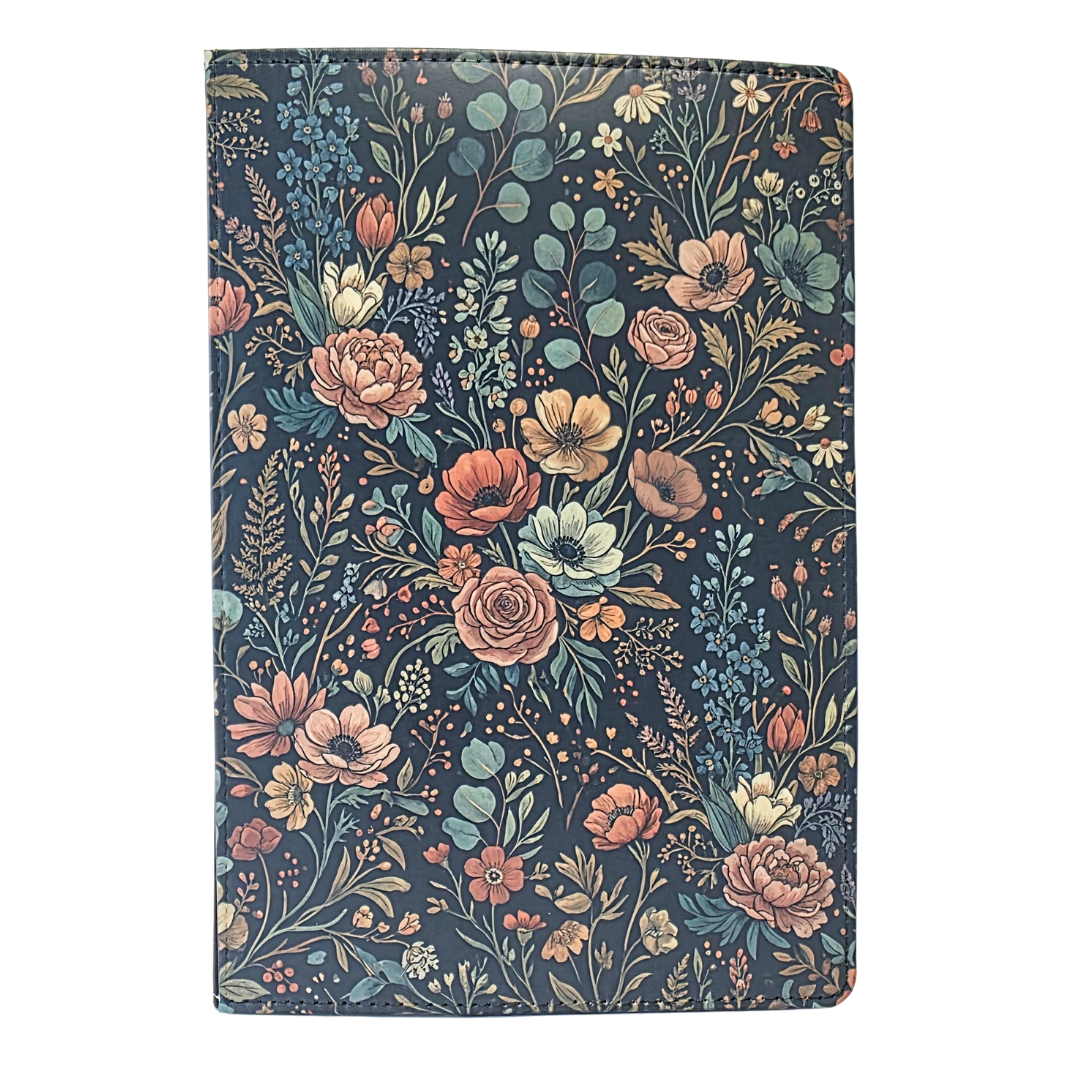 Dark Floral Boho Journal