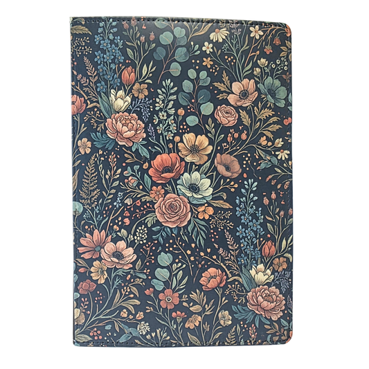 Dark Floral Boho Journal