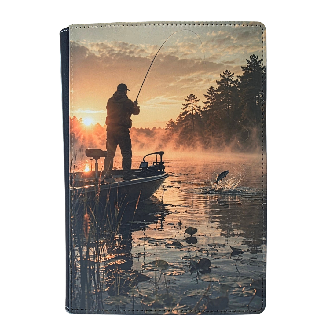 Bass Fishing Sunrise Journal