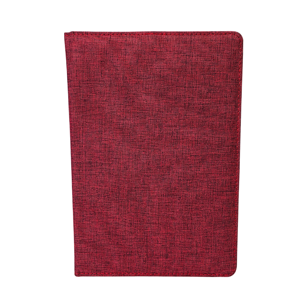 Linen Red Journal Cover