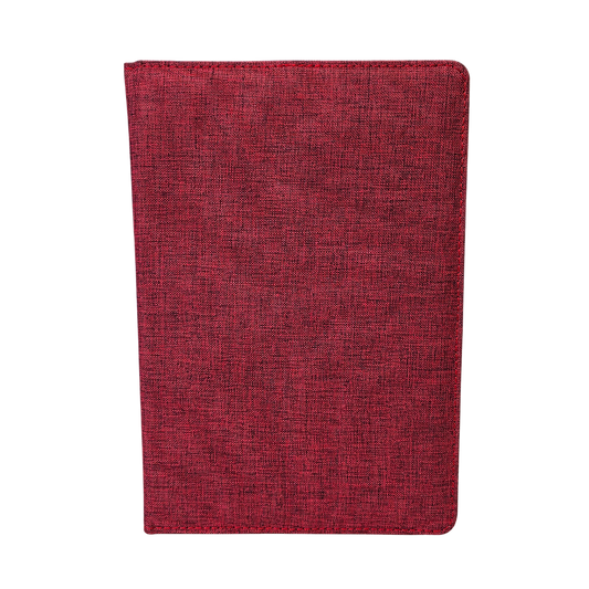 Linen Red Journal Cover