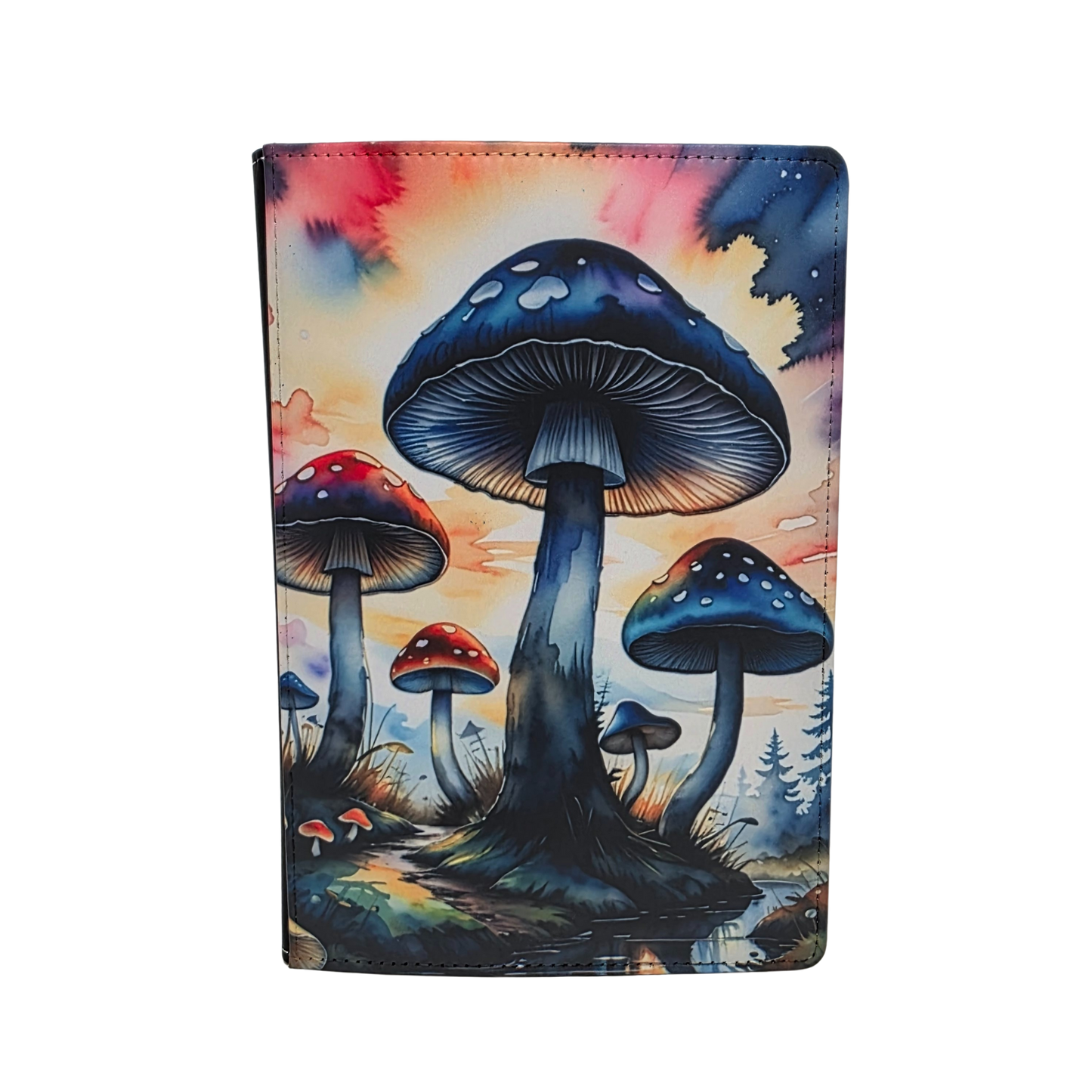 Mushroom Path Watercolor Journal