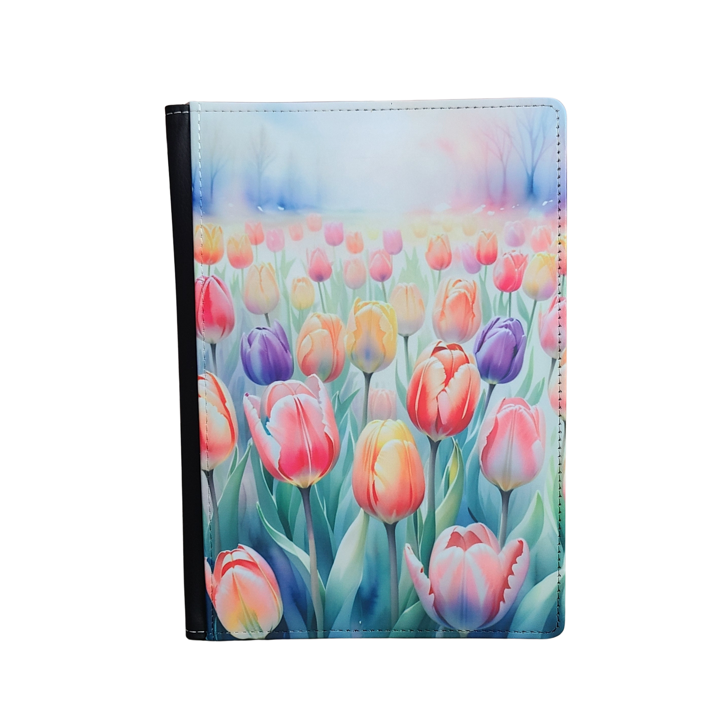 Watercolor Tulips, Field of Flowers