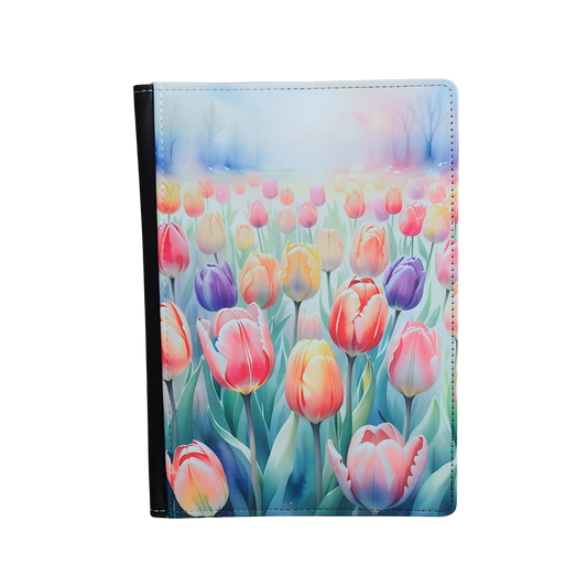 Watercolor Tulips, Field of Flowers
