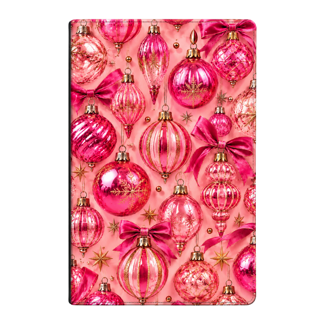 Pink Ornament Christmas Journal