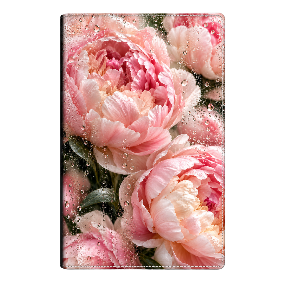 Raindrops and Peonies Floral Journal