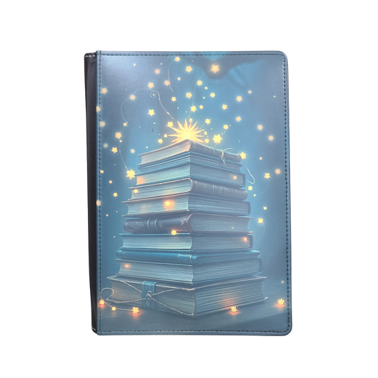 Starry Book Stack Journal