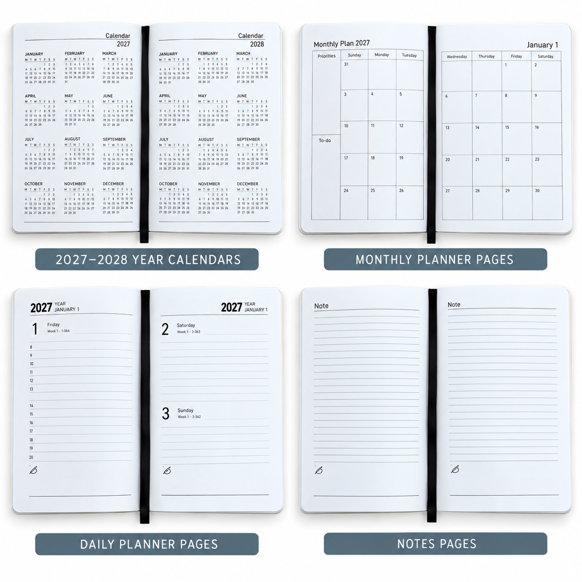 RELEASING 9/30 - 2027 Planner Replacement Pages