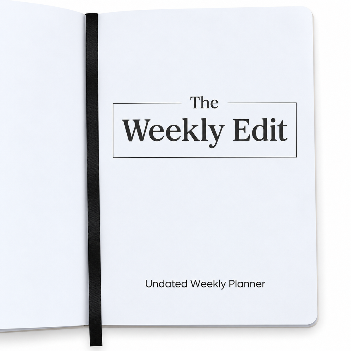 Undated Planner Replacement Pages