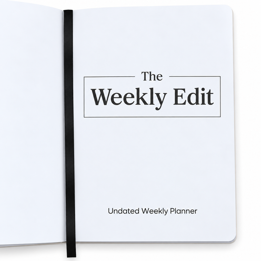 Undated Planner Replacement Pages