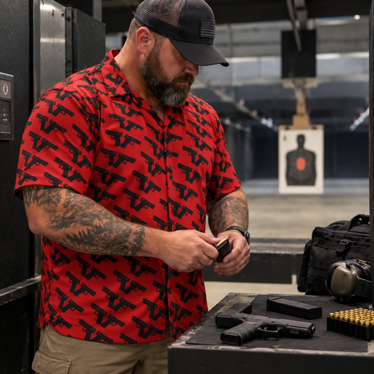 Dueling Banjo's | Hawaiian Button Down | Pew Pew Collection