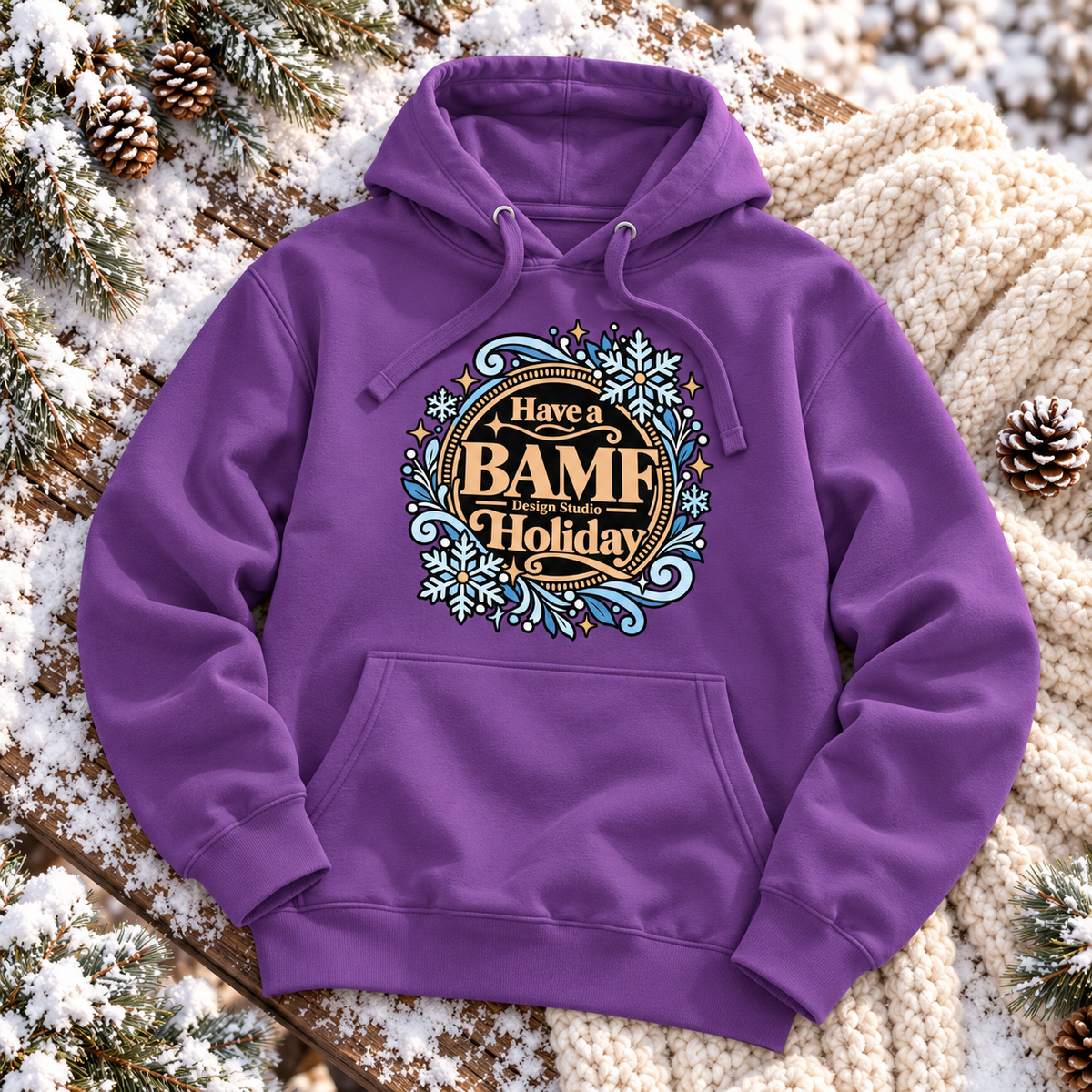 Have a BAMF Holiday | Heritage Hoodie | Christmas Collection