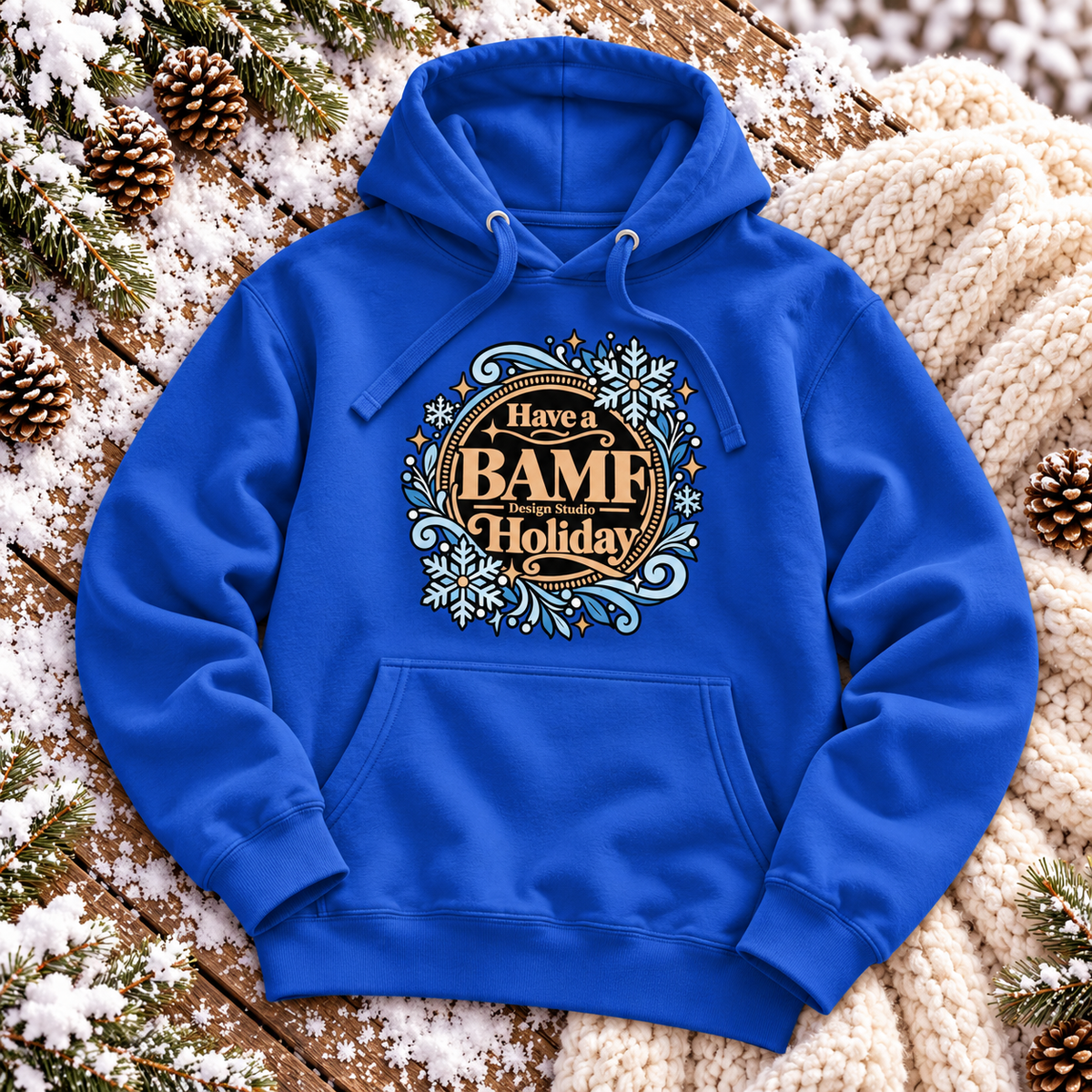 Have a BAMF Holiday | Heritage Hoodie | Christmas Collection