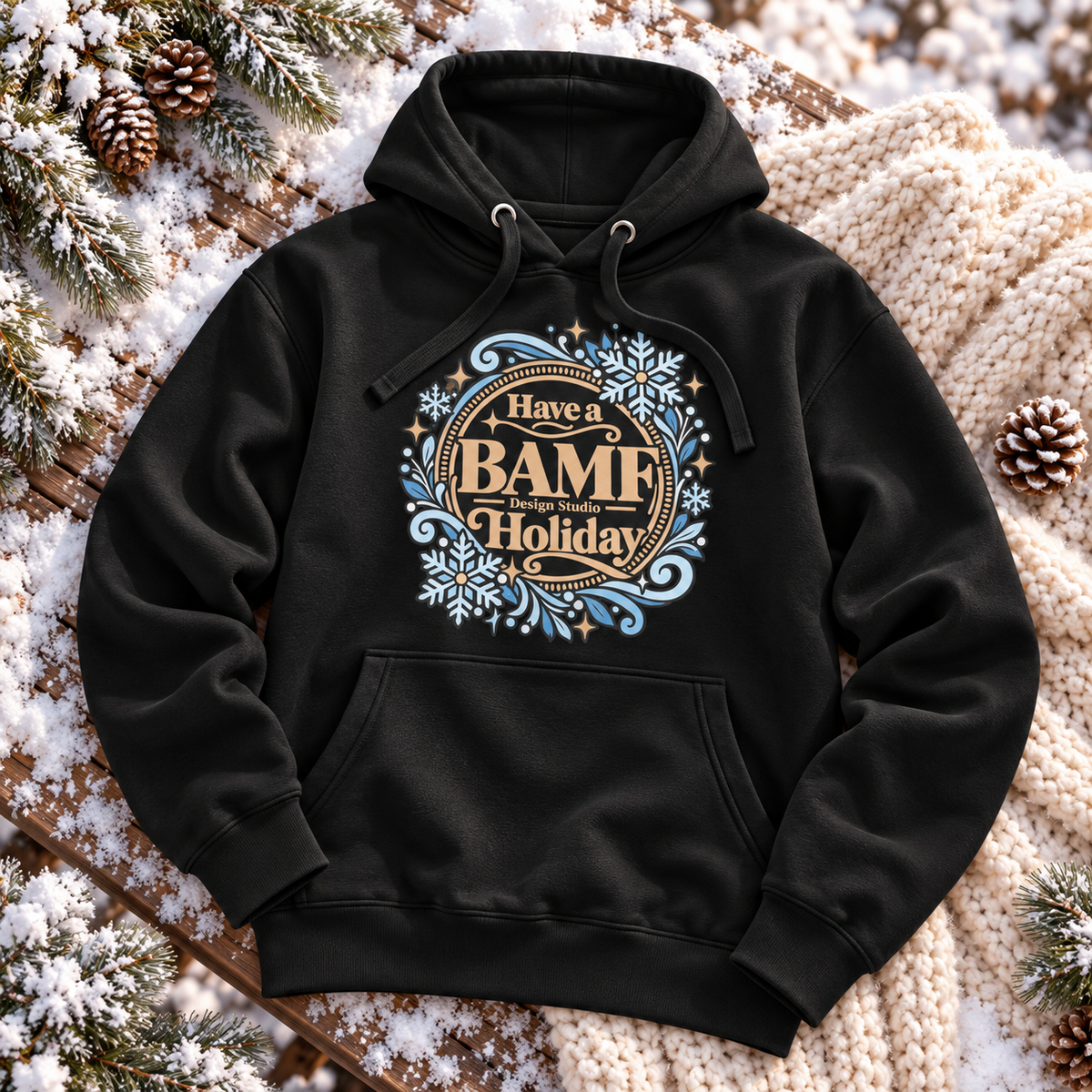 Have a BAMF Holiday | Heritage Hoodie | Christmas Collection