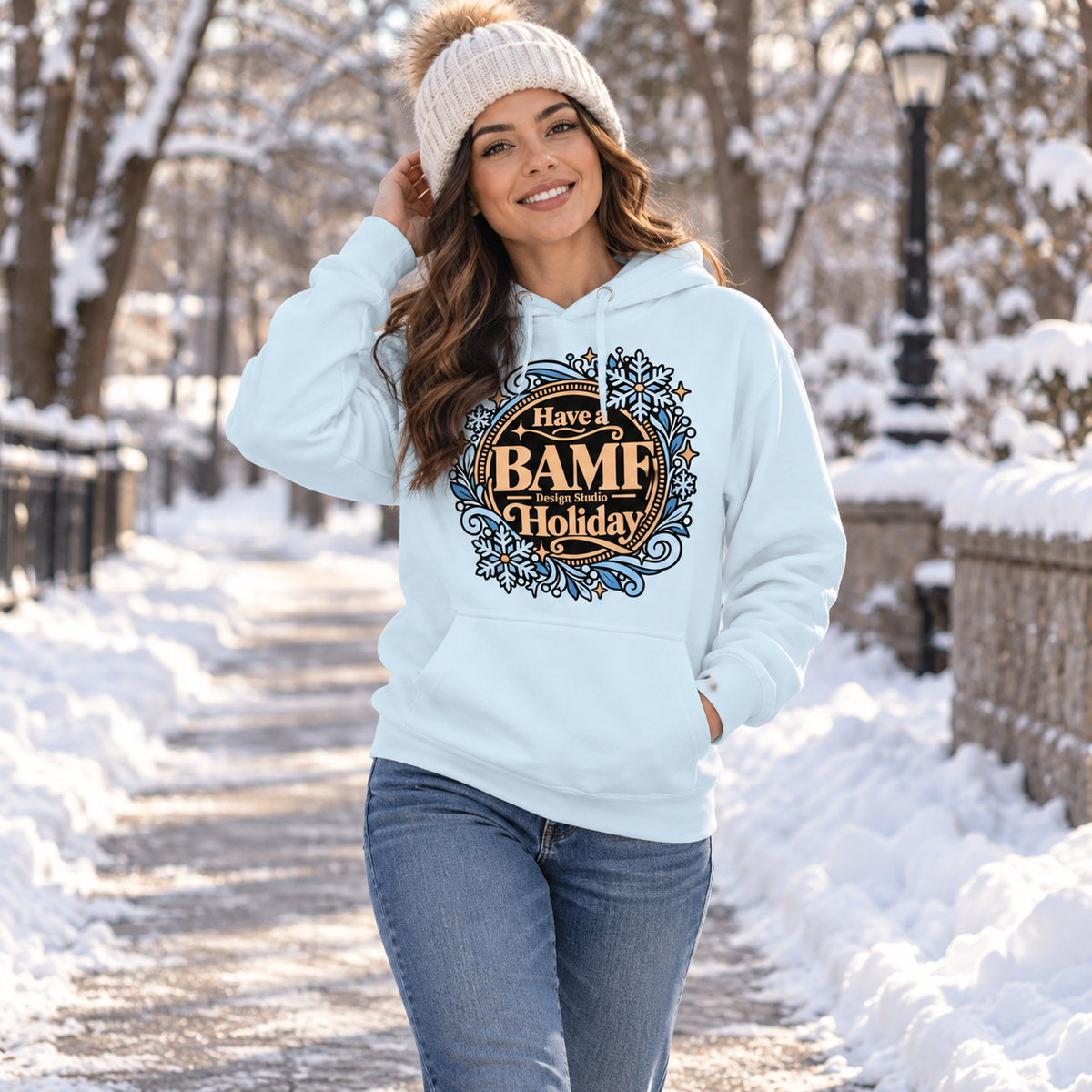 Have a BAMF Holiday | Heritage Hoodie | Christmas Collection