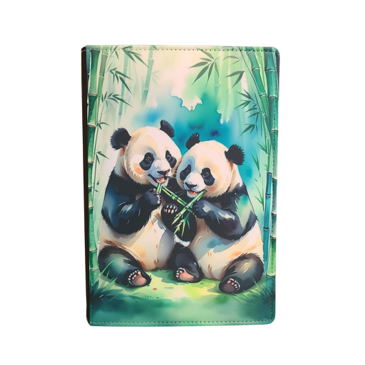 Panda Watercolor Journal, Bamboo Journal