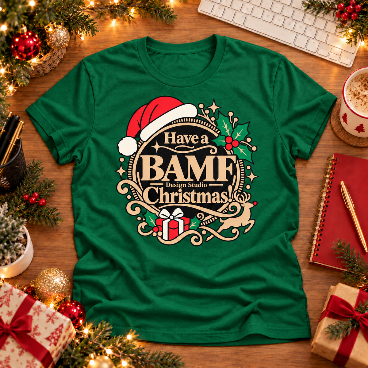 Have a BAMF Christmas | Bella+Canvas | Christmas Collection