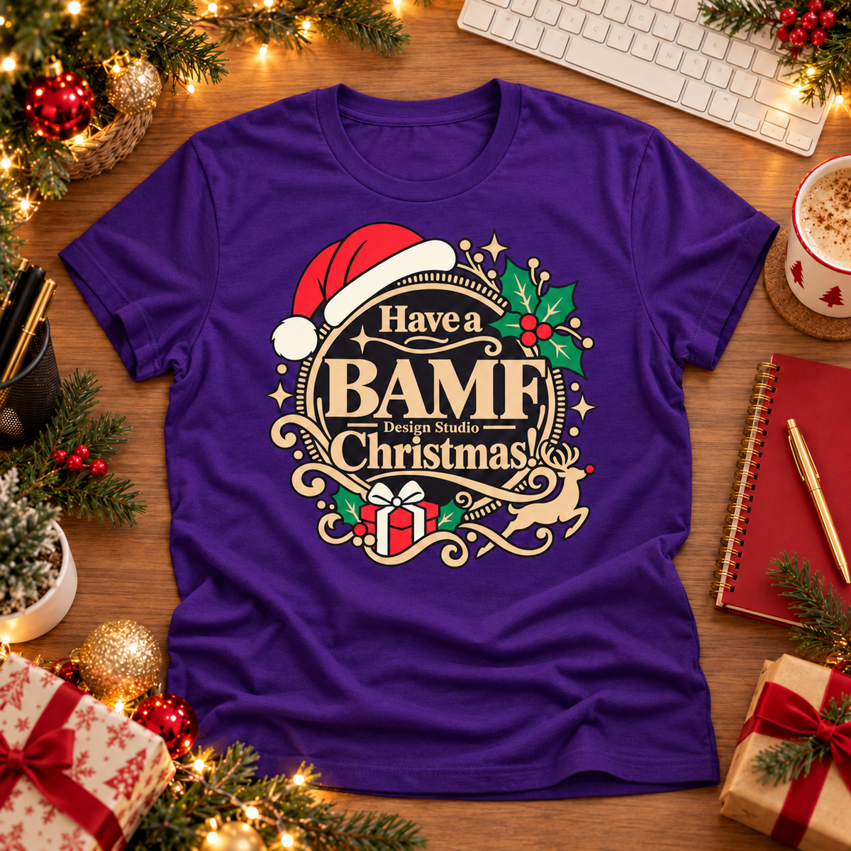 Have a BAMF Christmas | Bella+Canvas | Christmas Collection
