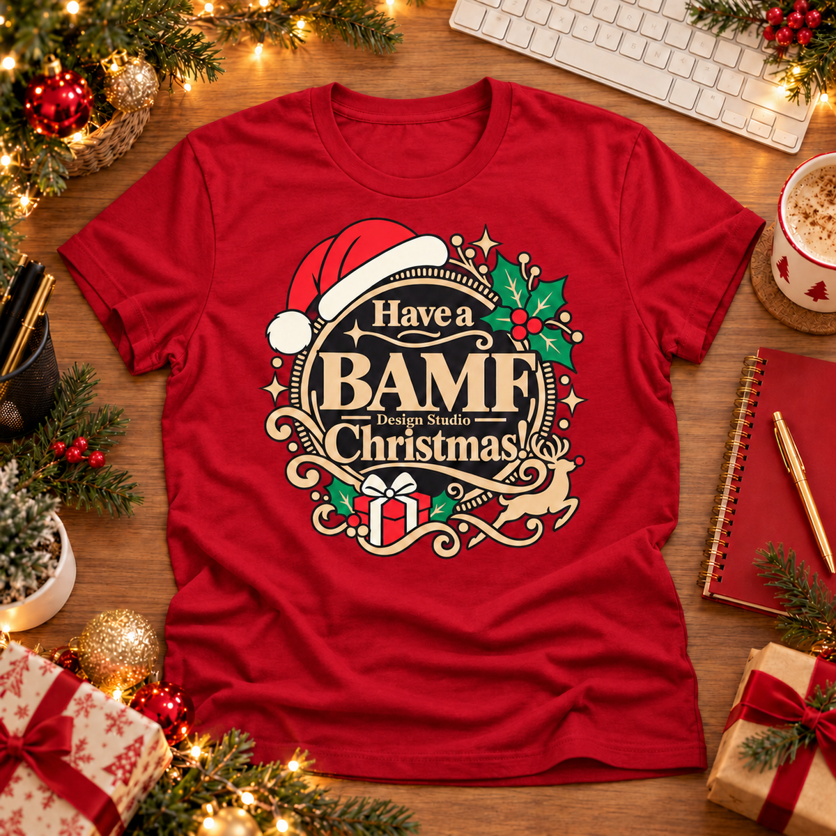 Have a BAMF Christmas | Bella+Canvas | Christmas Collection