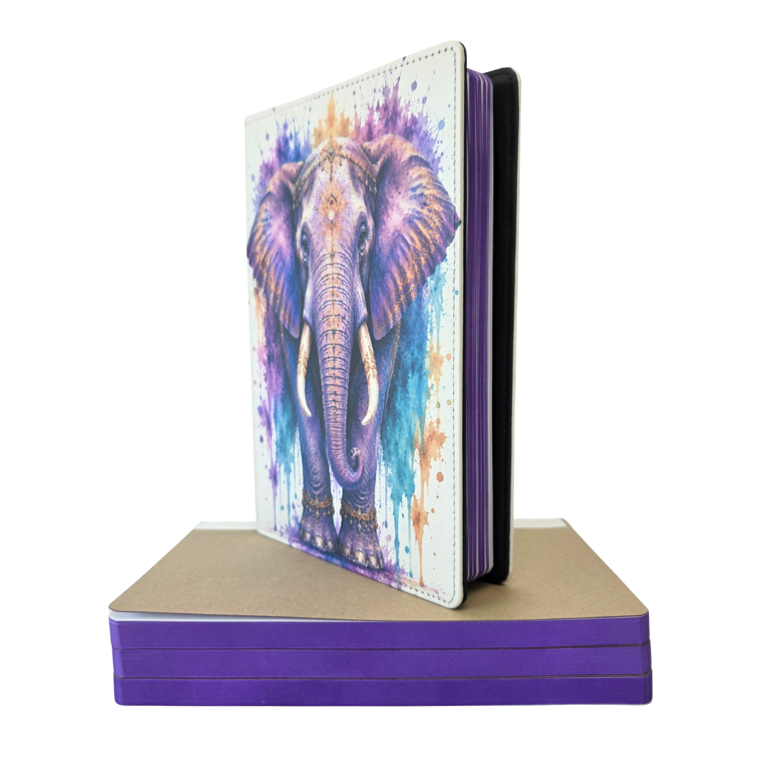 Limited Edition Purple Edged Lined Pages