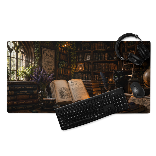 Midnight Library | DeskScape Workstation Mat