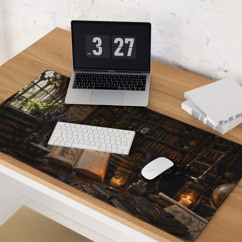 Midnight Library | DeskScape Workstation Mat