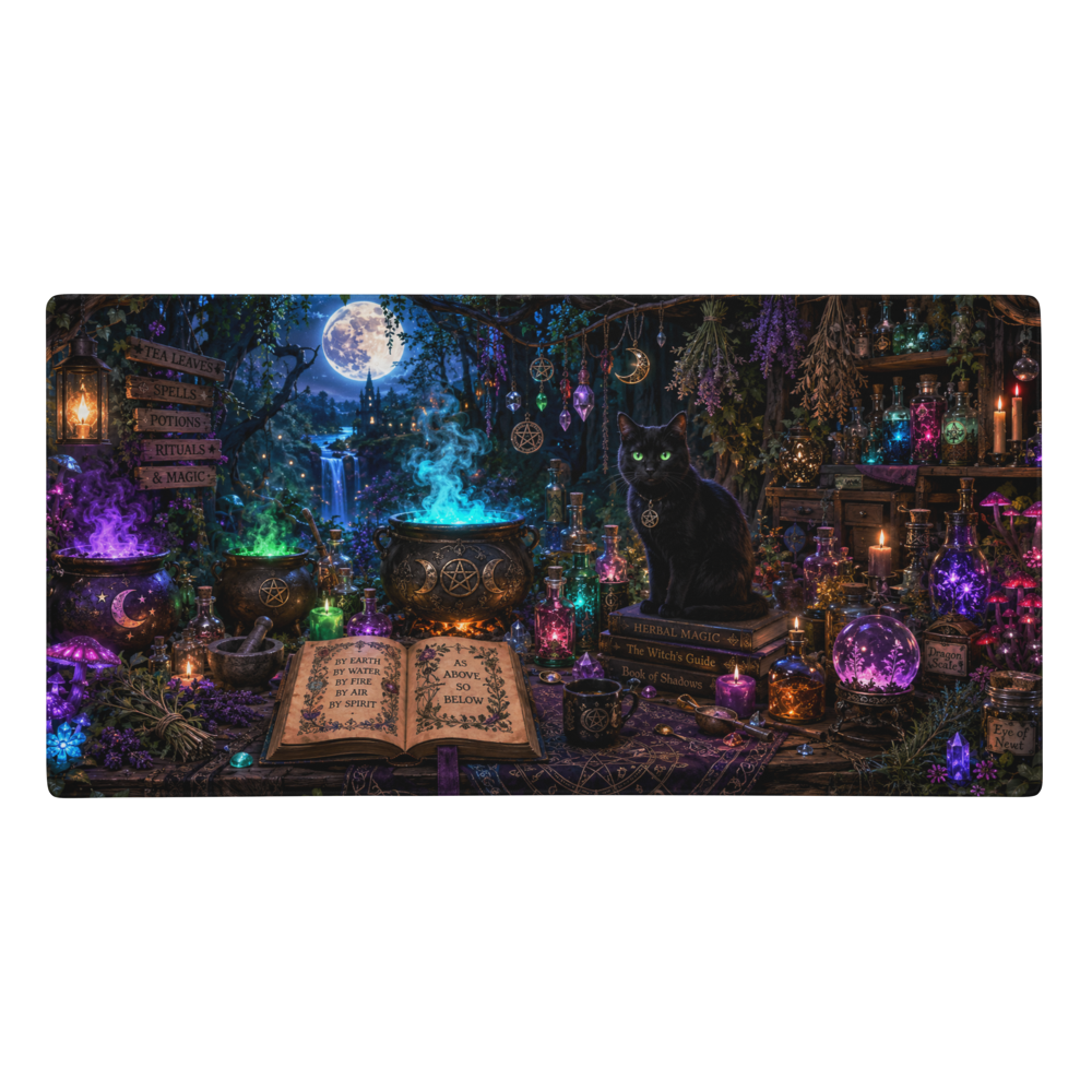 The Witch’s Familiar | DeskScape Workstation Mat