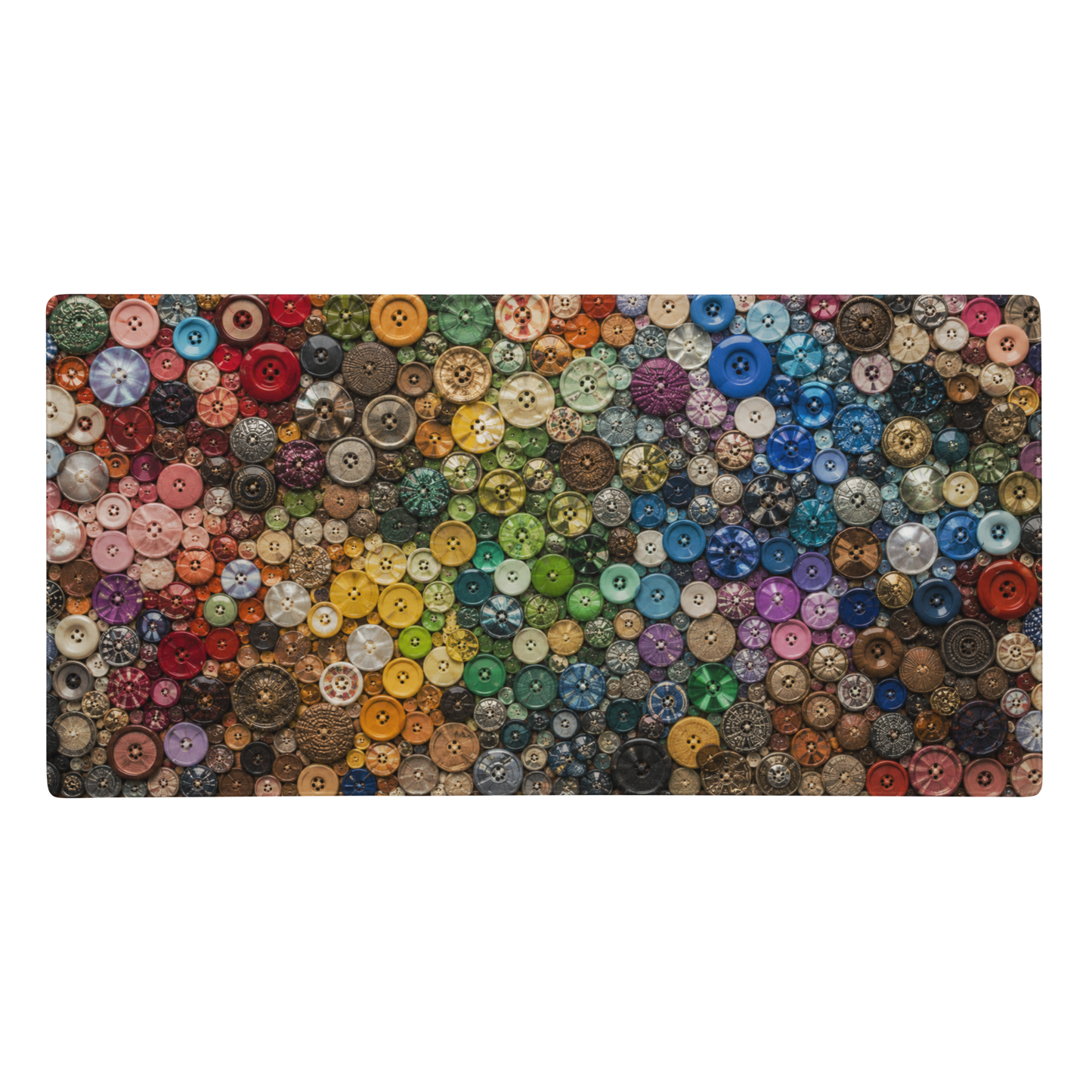 Buttoned Up in Color | DeskScape Workstation Mat