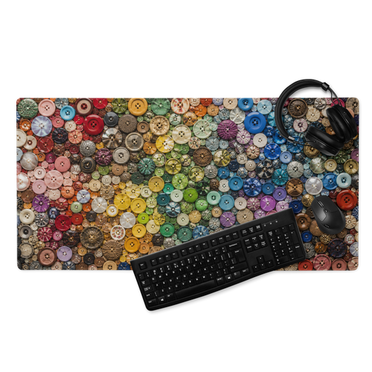 Buttoned Up in Color | DeskScape Workstation Mat