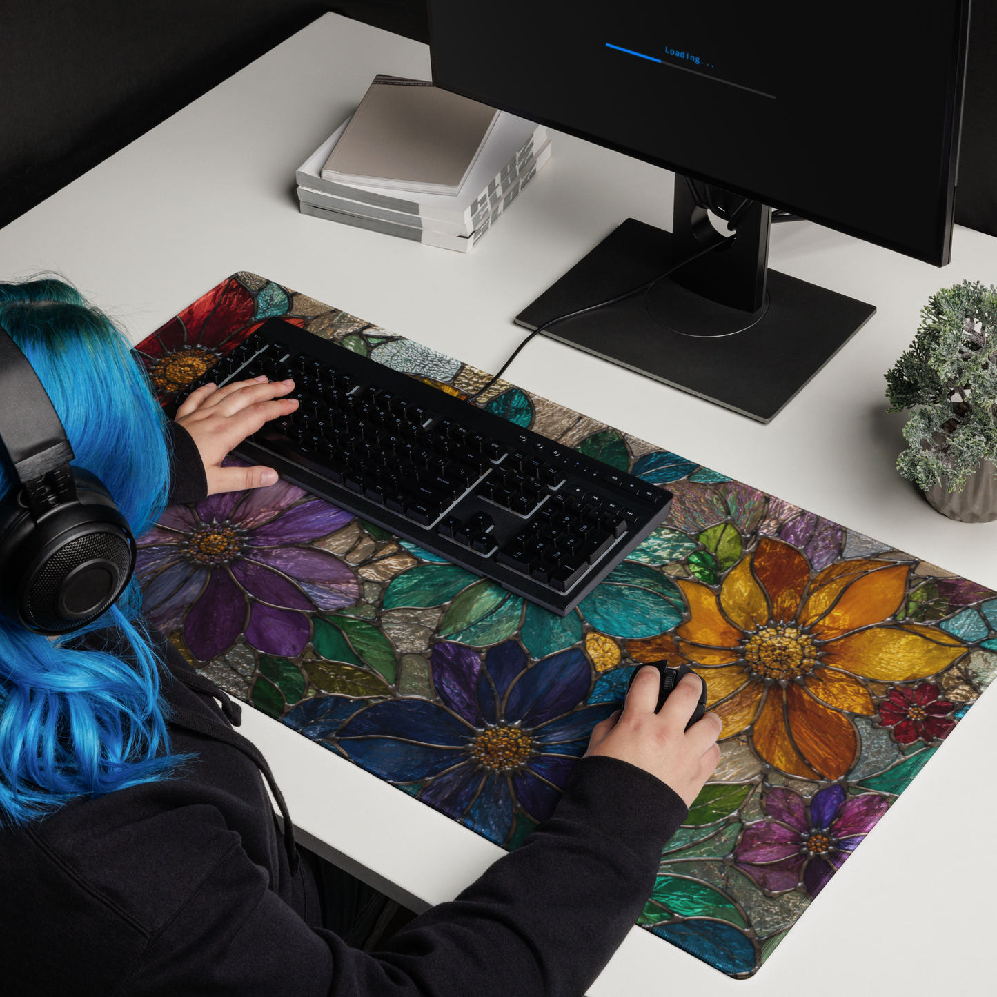 Garden in Glass | DeskScape Workstation Mat