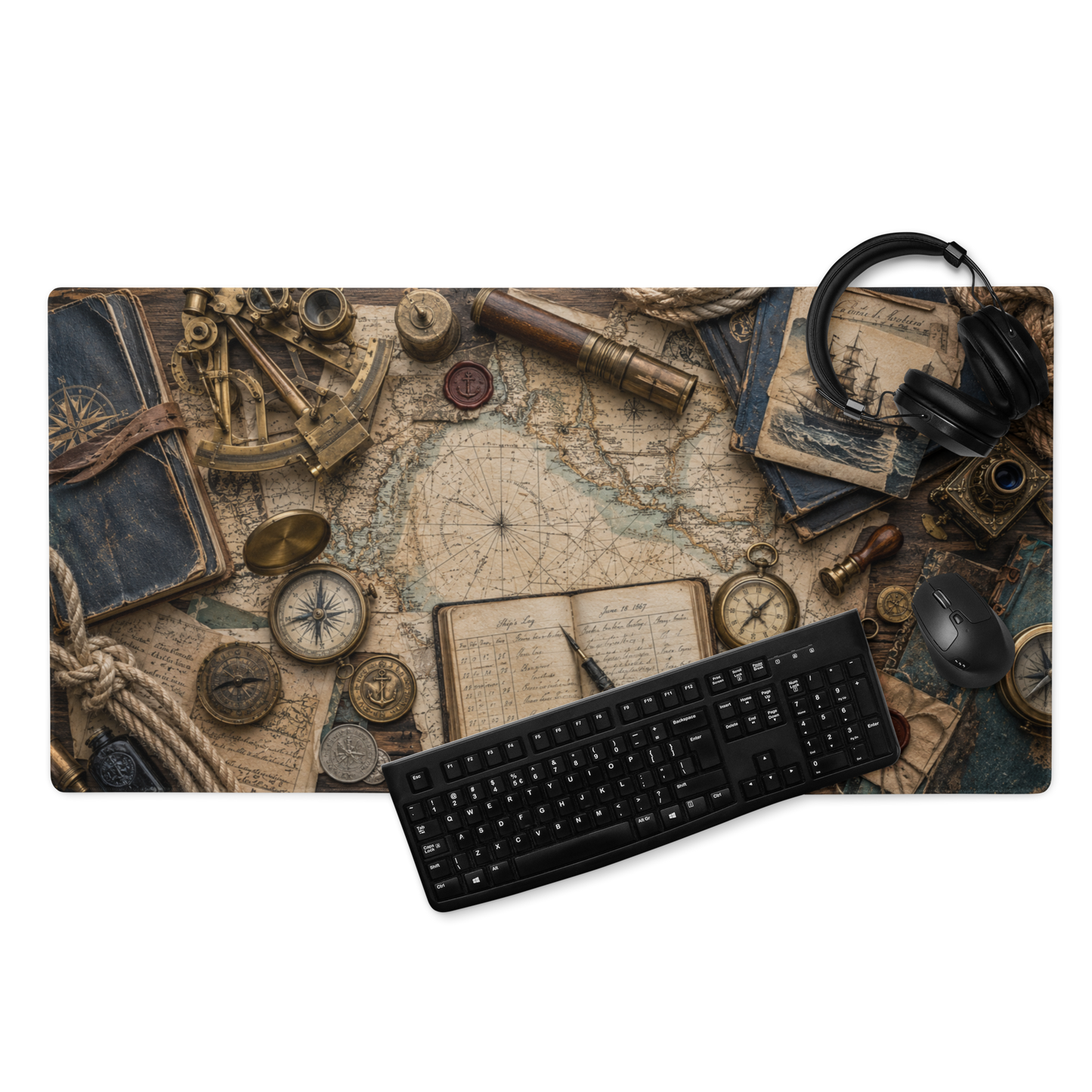 The Cartographer’s Voyage | DeskScape Workstation Mat