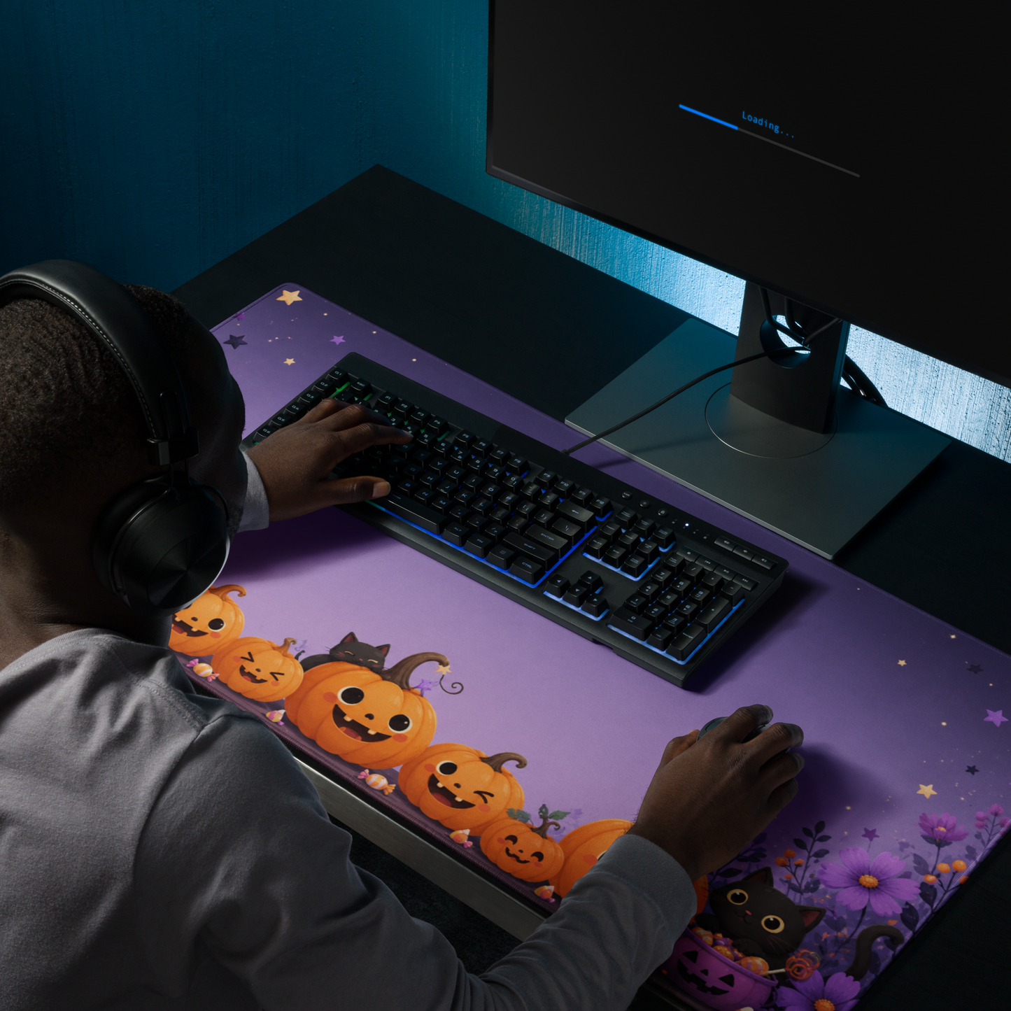 Pumpkin Pals | DeskScape Workstation Mat