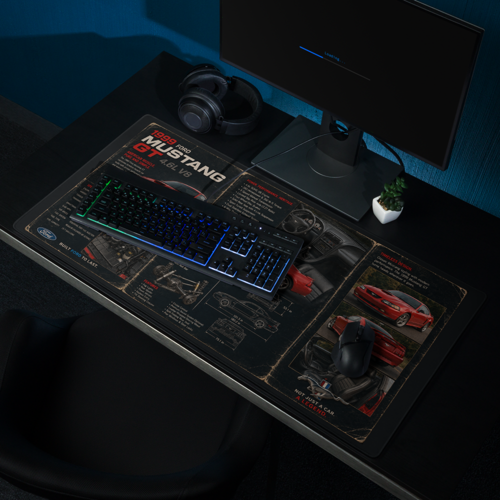 1999 Ford Mustang GT | DeskScape Workstation Mat | Automotive Collection