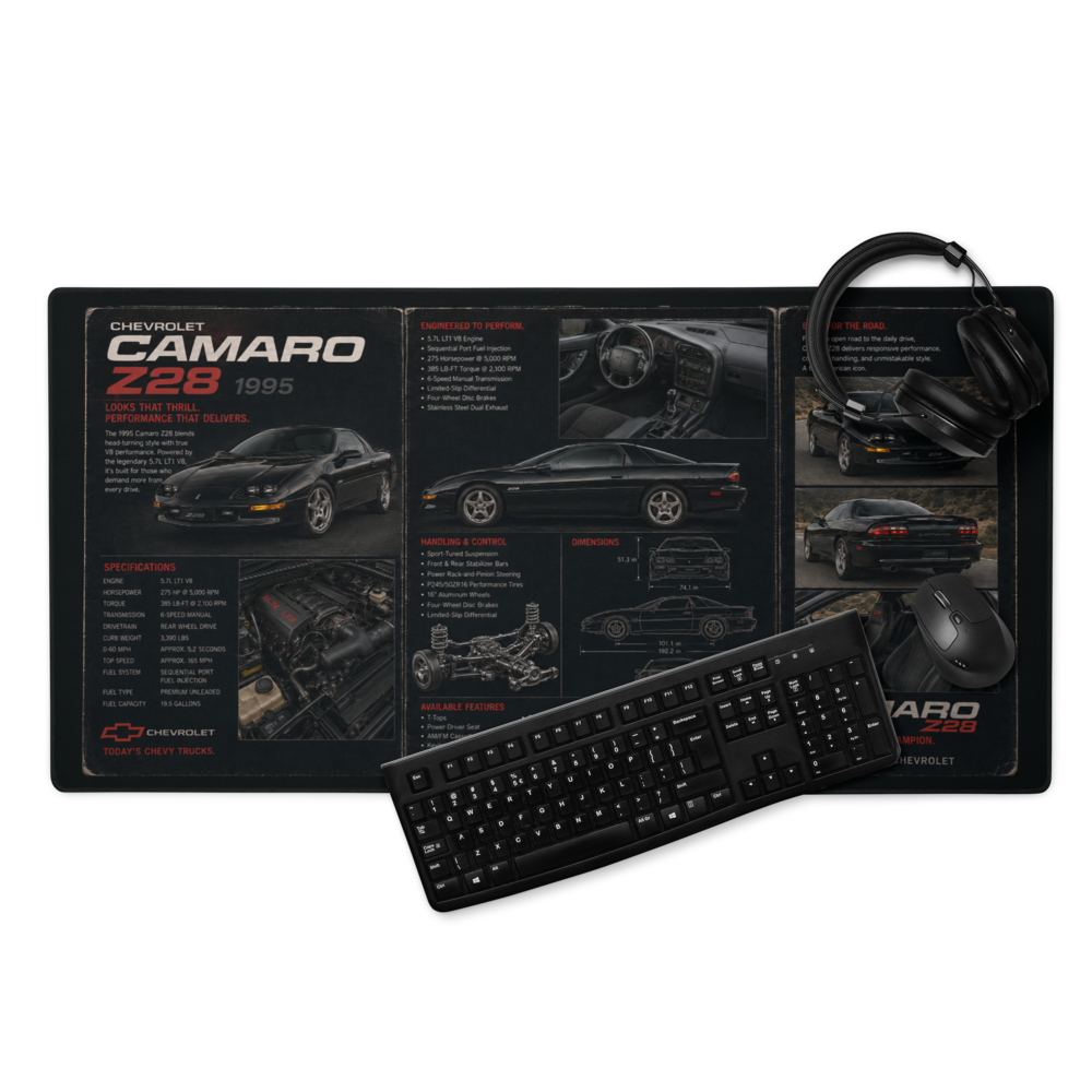1995 Camaro Z28 | DeskScape Workstation Mat | Automotive Collection