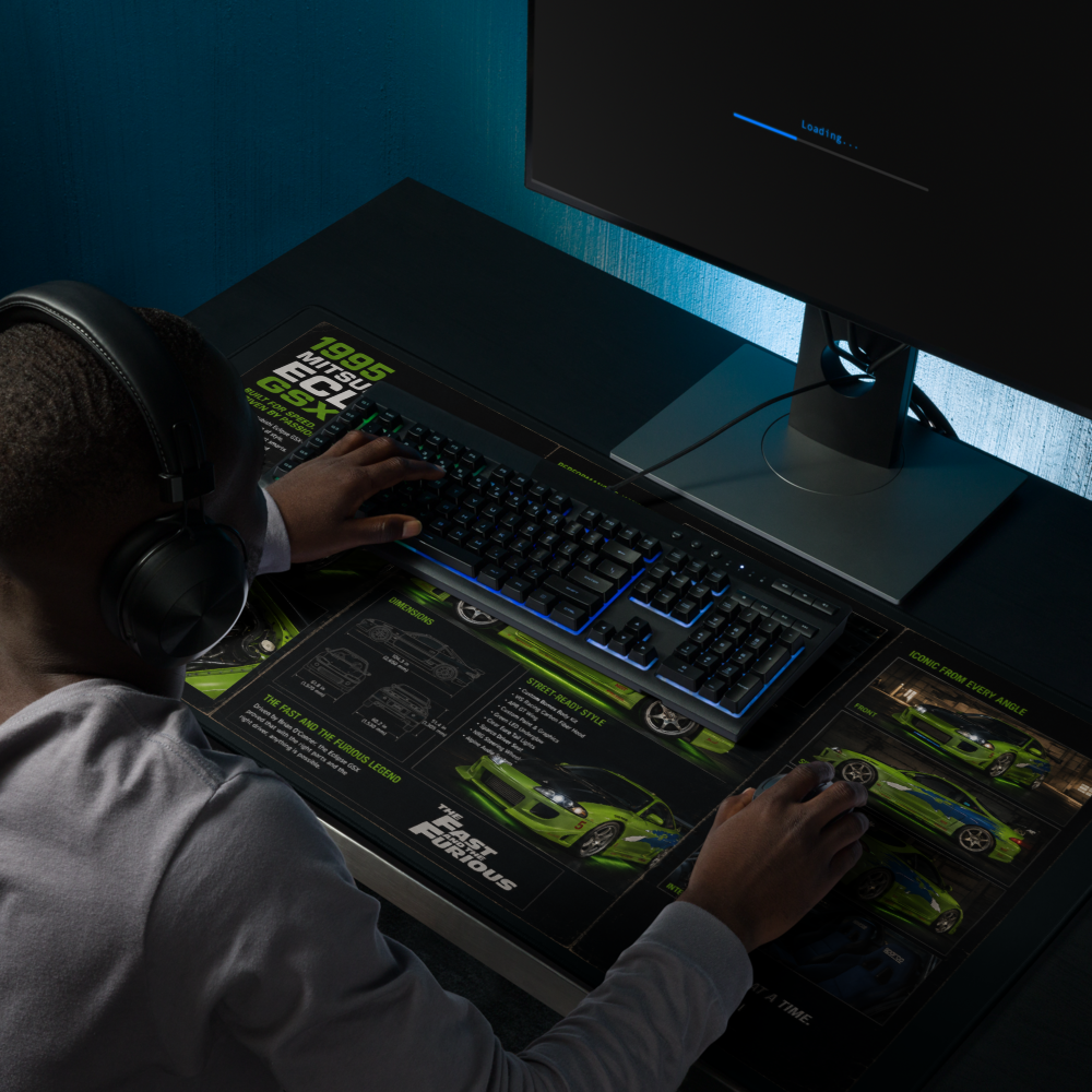 Brian's Eclipse | DeskScape Workstation Mat | Fast and Furious Collection
