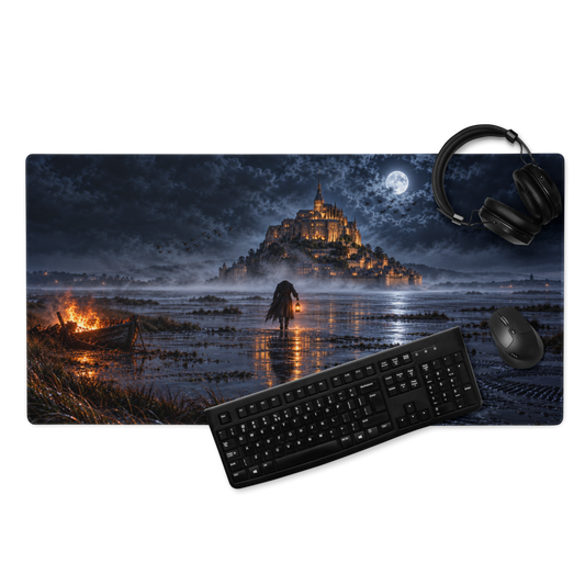 Headless Hunt | Mont Saint-Michel, France | DeskScape Workstation Mat