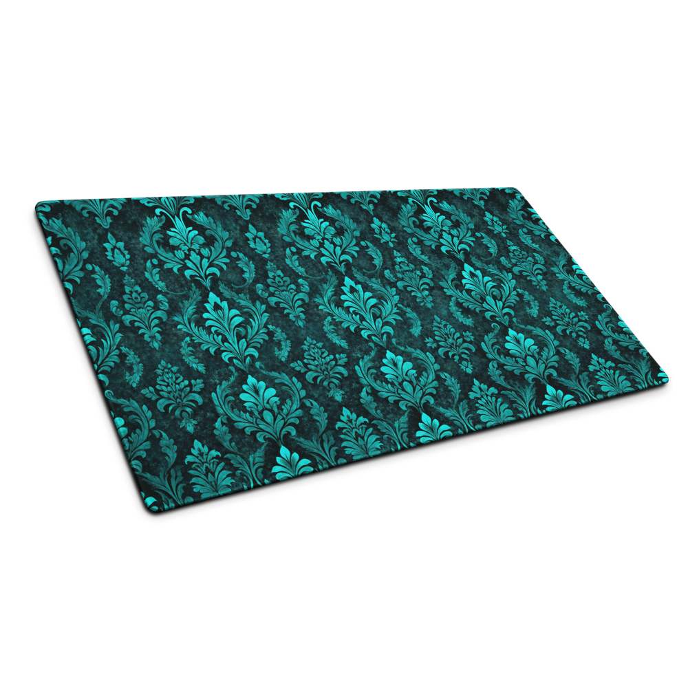 Abyss Damask | DeskScape Workstation Mat | Damask Collection