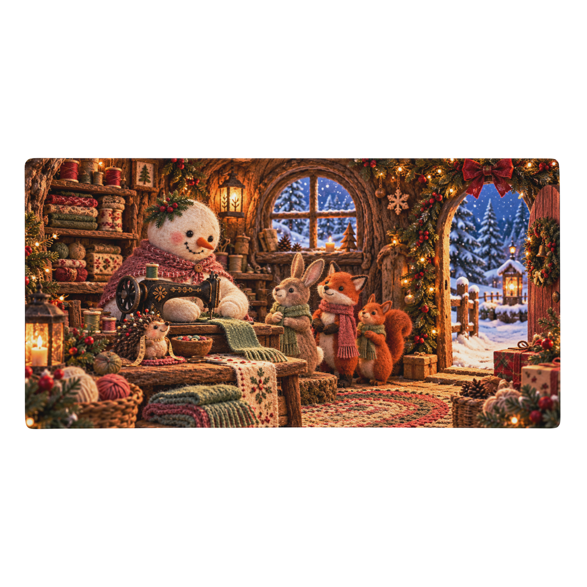 Woodland Seamstress | DeskScape Workstation Mat