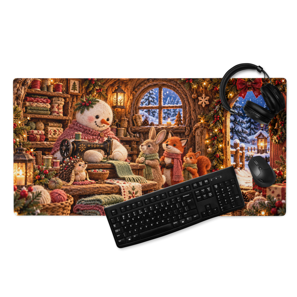 Woodland Seamstress | DeskScape Workstation Mat