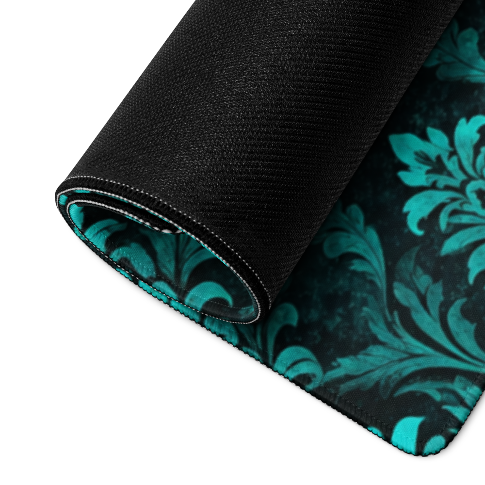 Abyss Damask | DeskScape Workstation Mat | Damask Collection