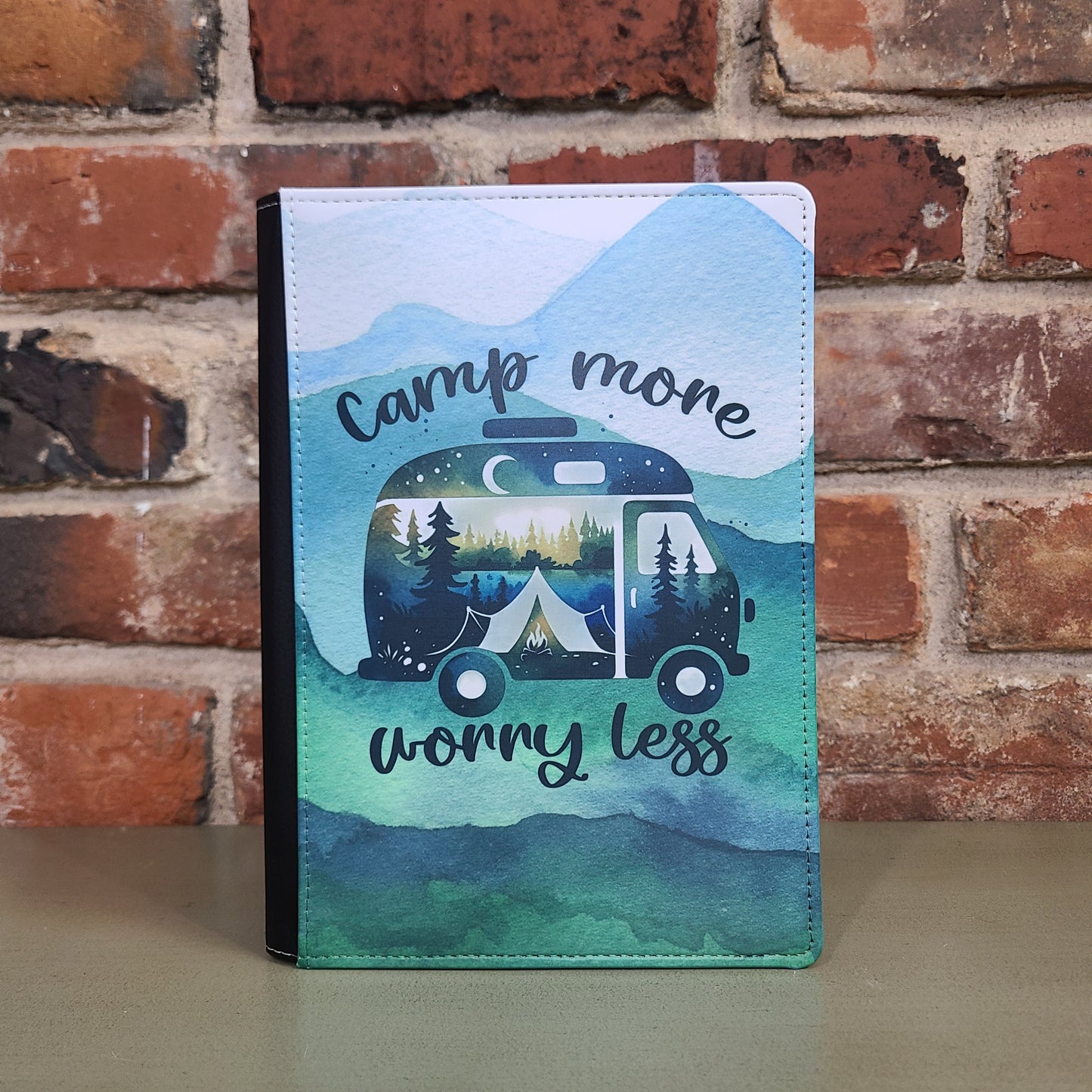 Camp More Worry Less Journal, Camping Journal