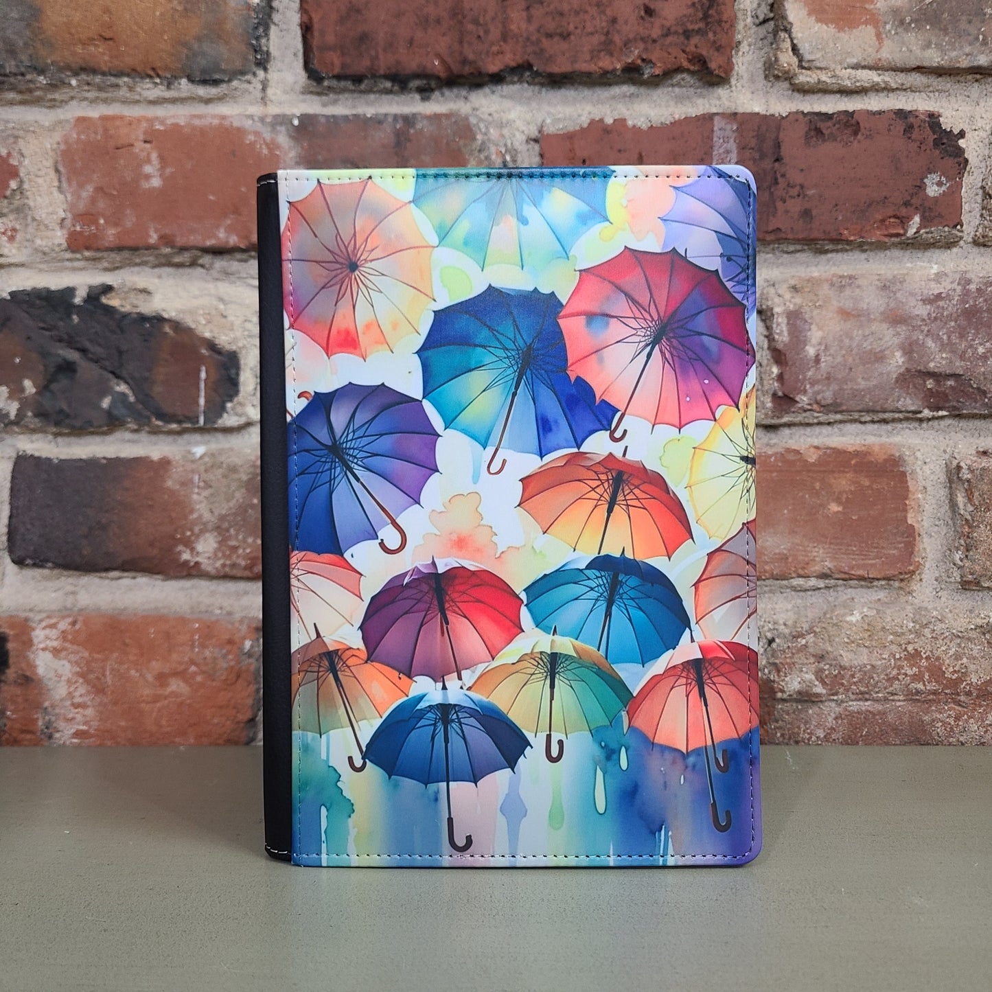 Umbrella Watercolor Collage Journal