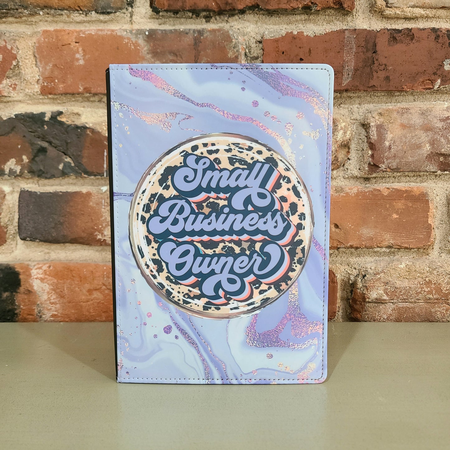 Small Business Owner Purple and Gold Journal