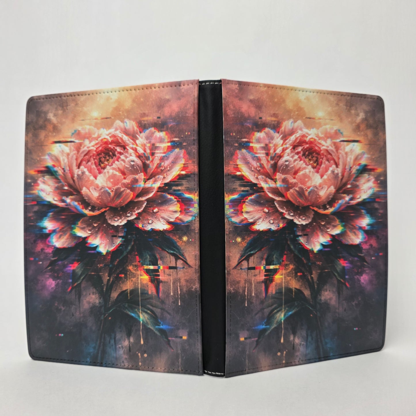 Fractured Bloom Peony Glitch Journal